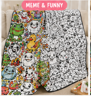 My Cozy Doodle Moments Blanket