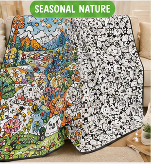 My Cozy Doodle Moments Blanket