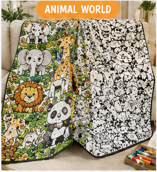 My Cozy Doodle Moments Blanket