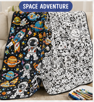 My Cozy Doodle Moments Blanket