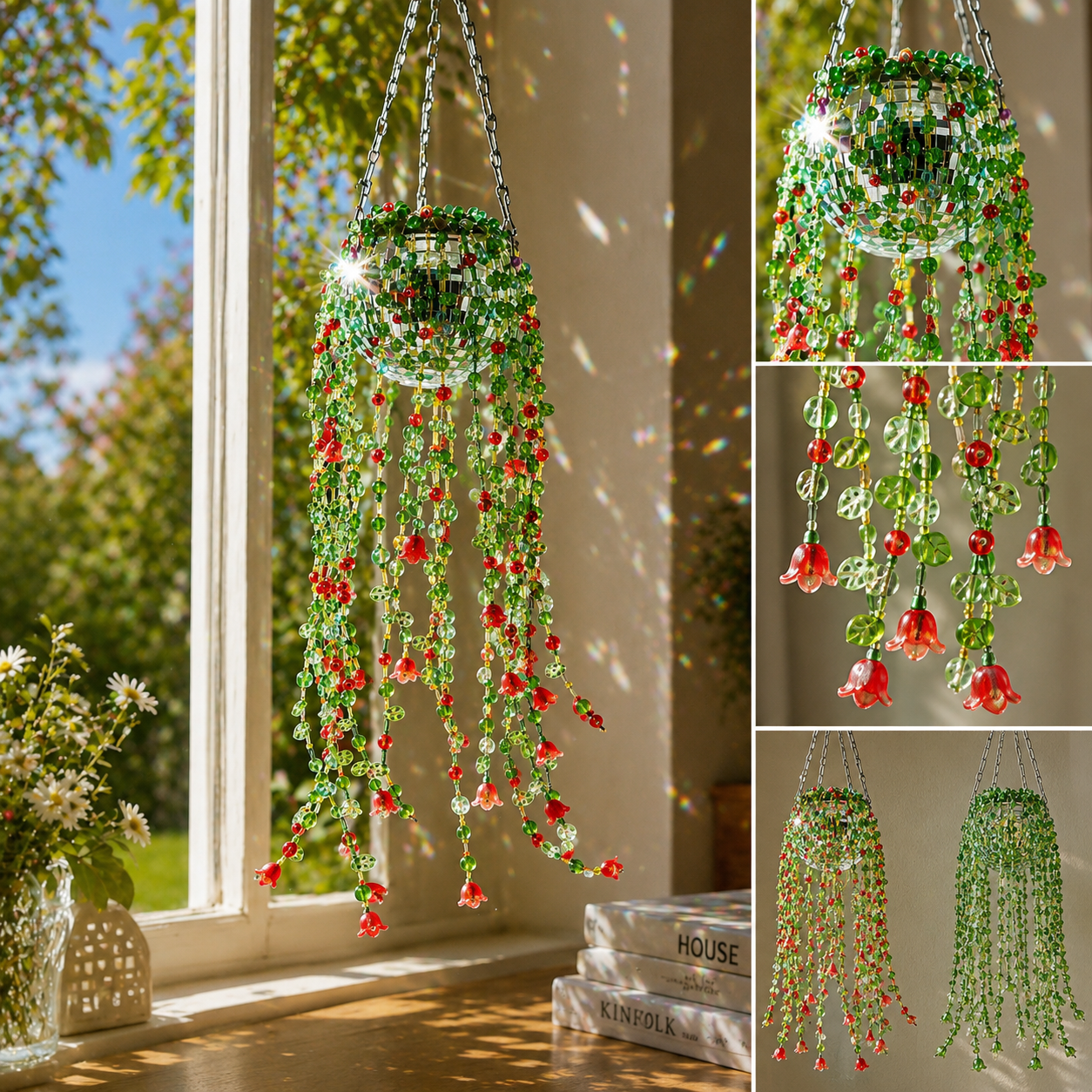  DIY Flower Leaf Beaded Plant Kit 