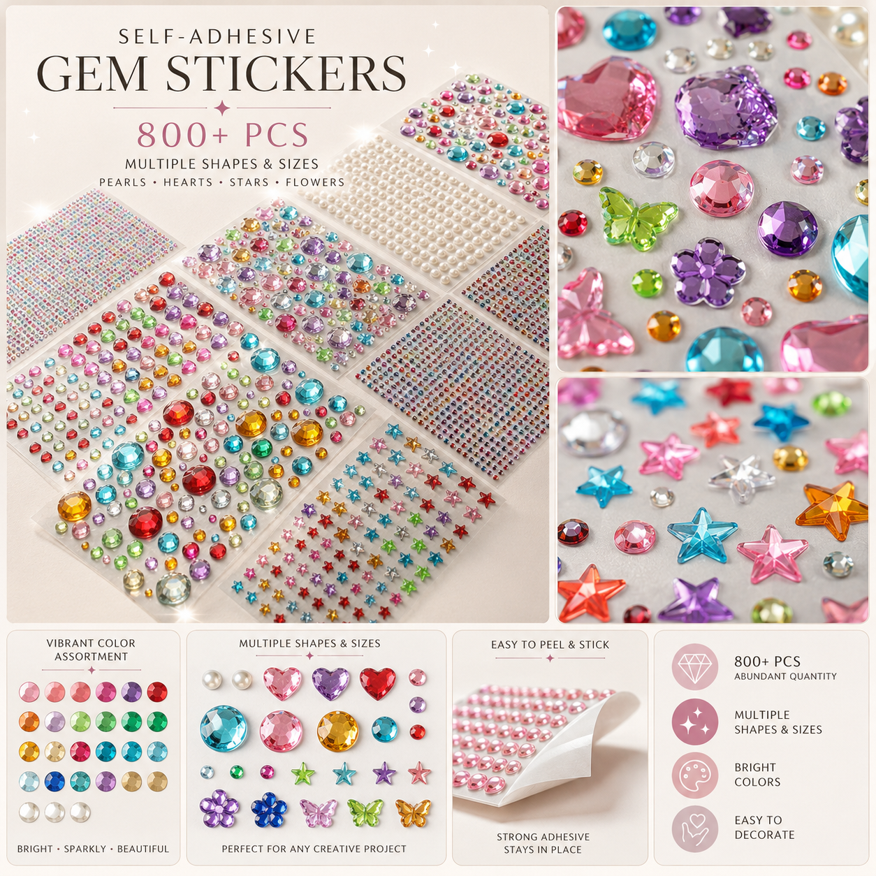 Bedazzle Everything DIY Gem Sticker Kit