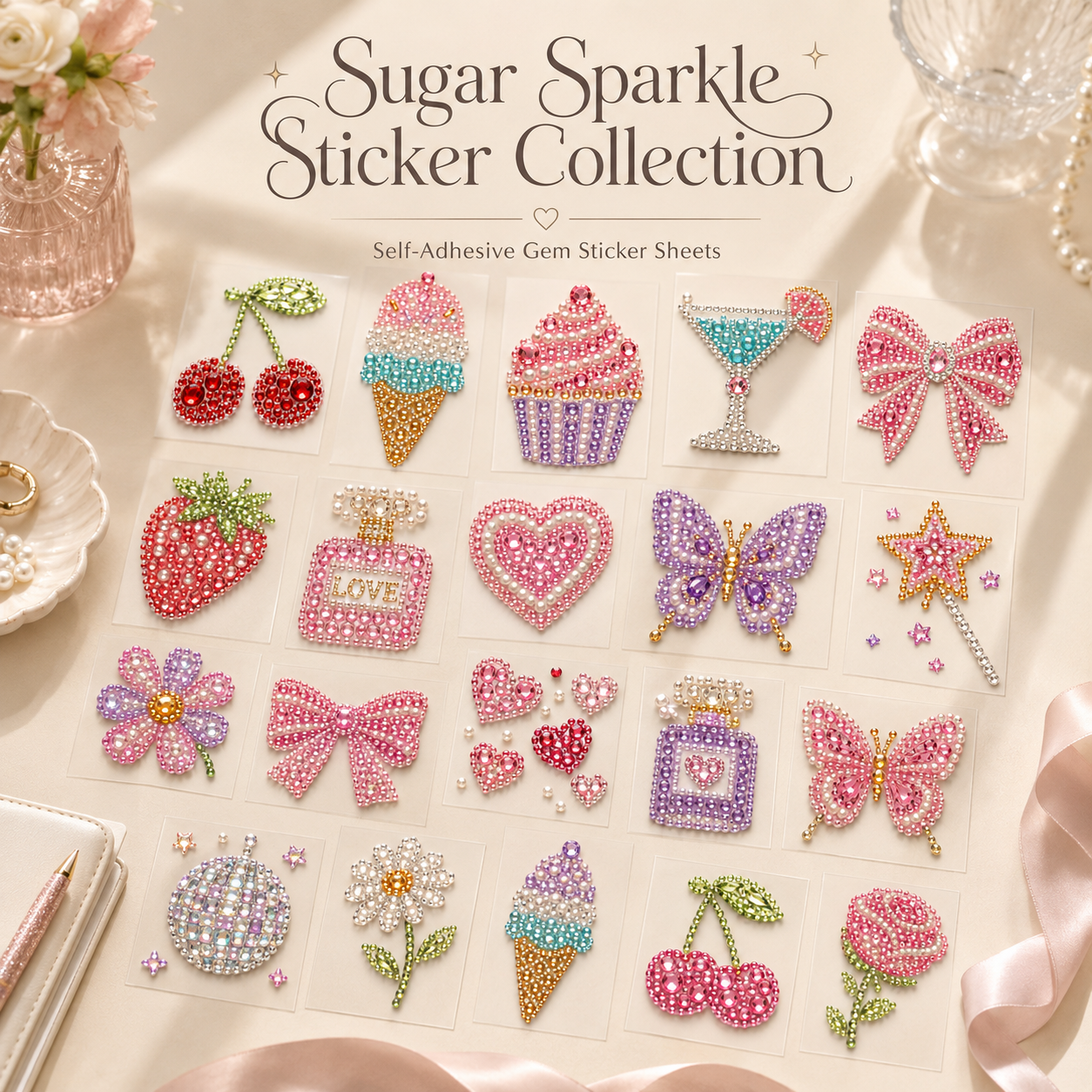 Bedazzle Everything DIY Gem Sticker Kit