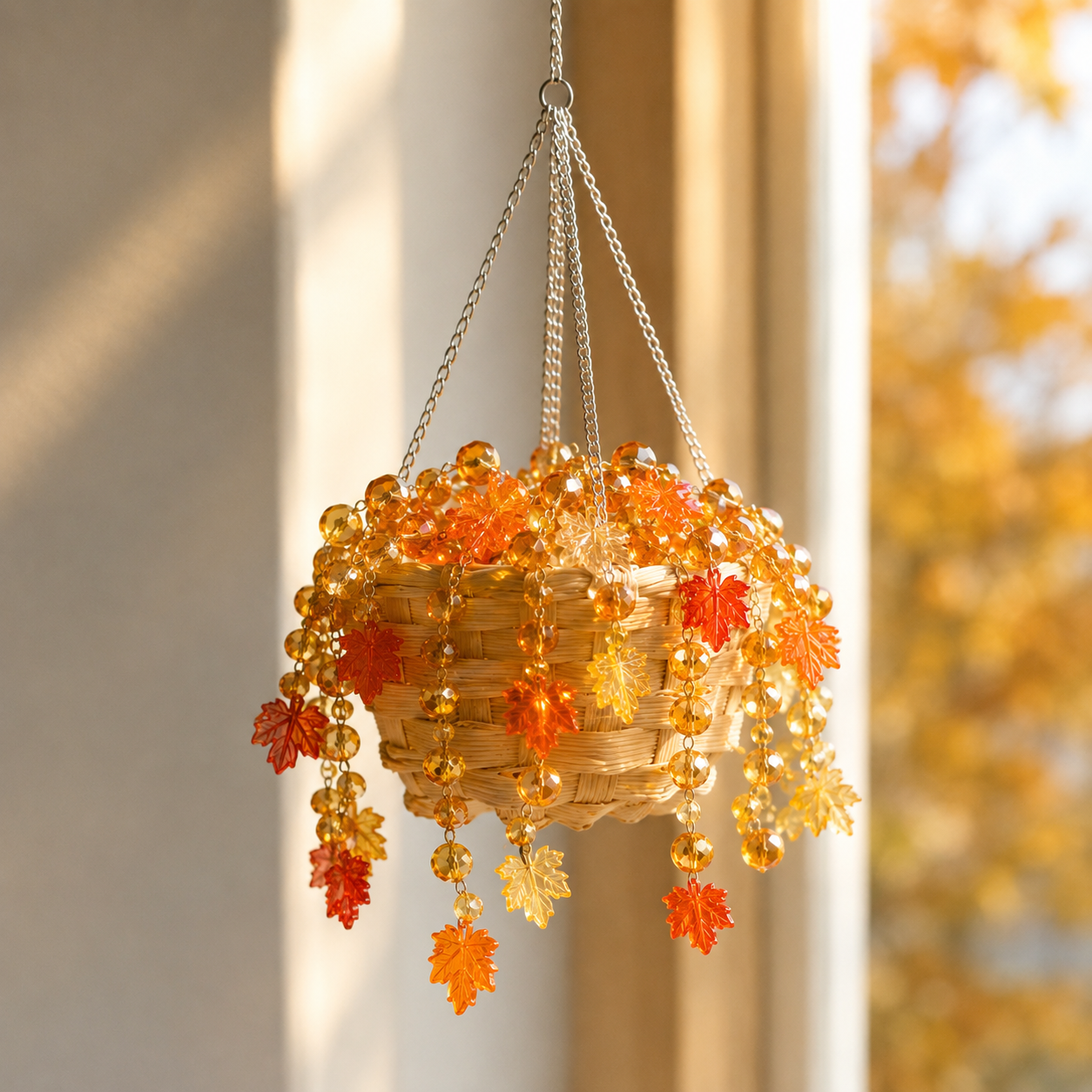 Create Your Own Everlasting Autumn Decor-Fall Beaded Plant DIY Kit