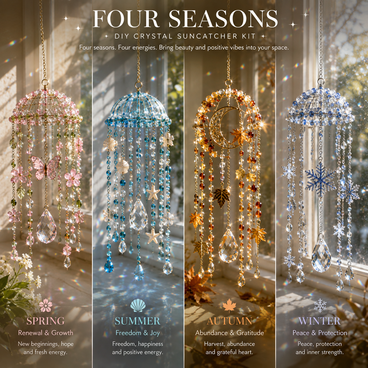 Four Seasons Energy Crystal Suncatcher DIY Kit-1