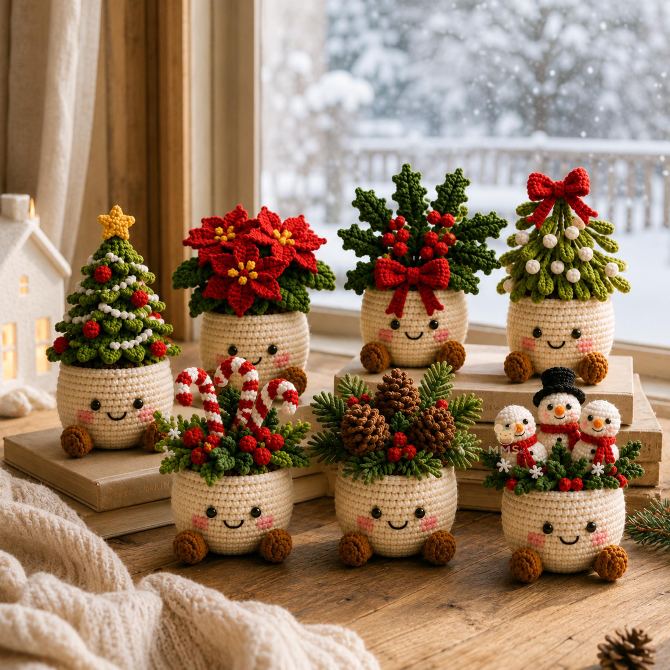 Christmas Crochet Garden DIY Kit