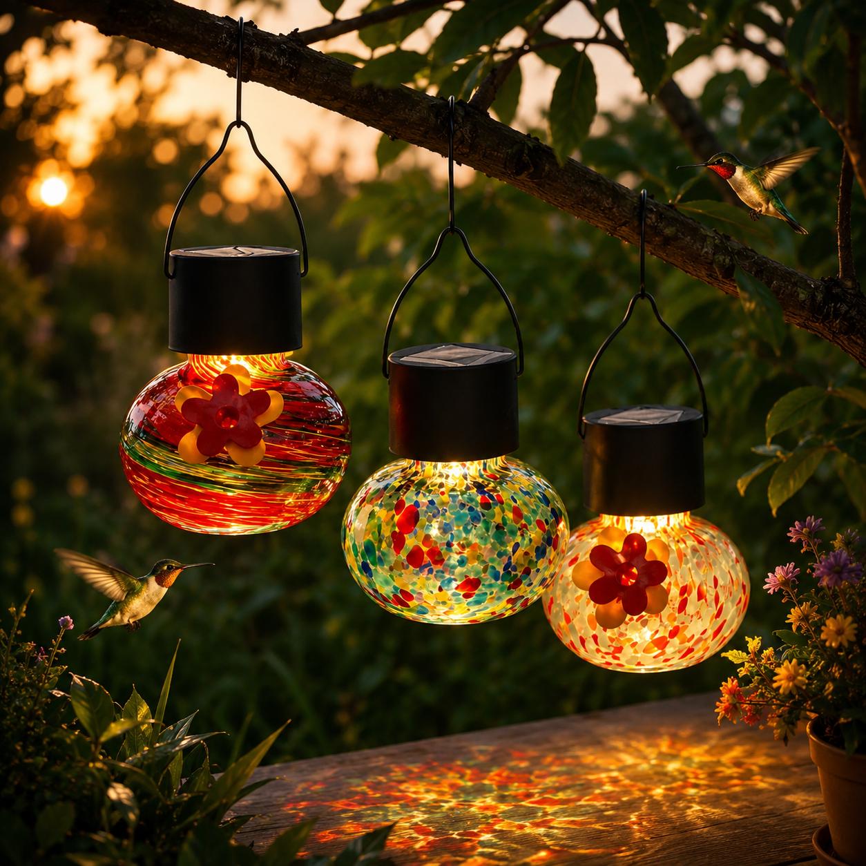 DIY Stained Glass Solar Garden Light Kit