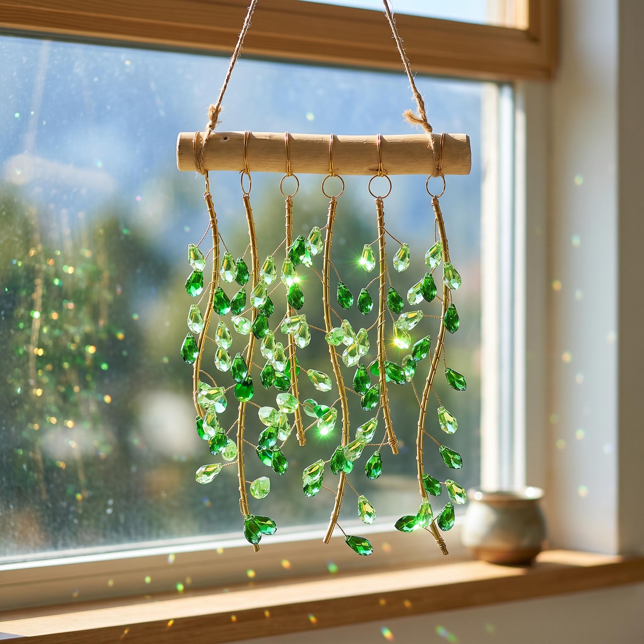 Boho Green Plant Bead Kit