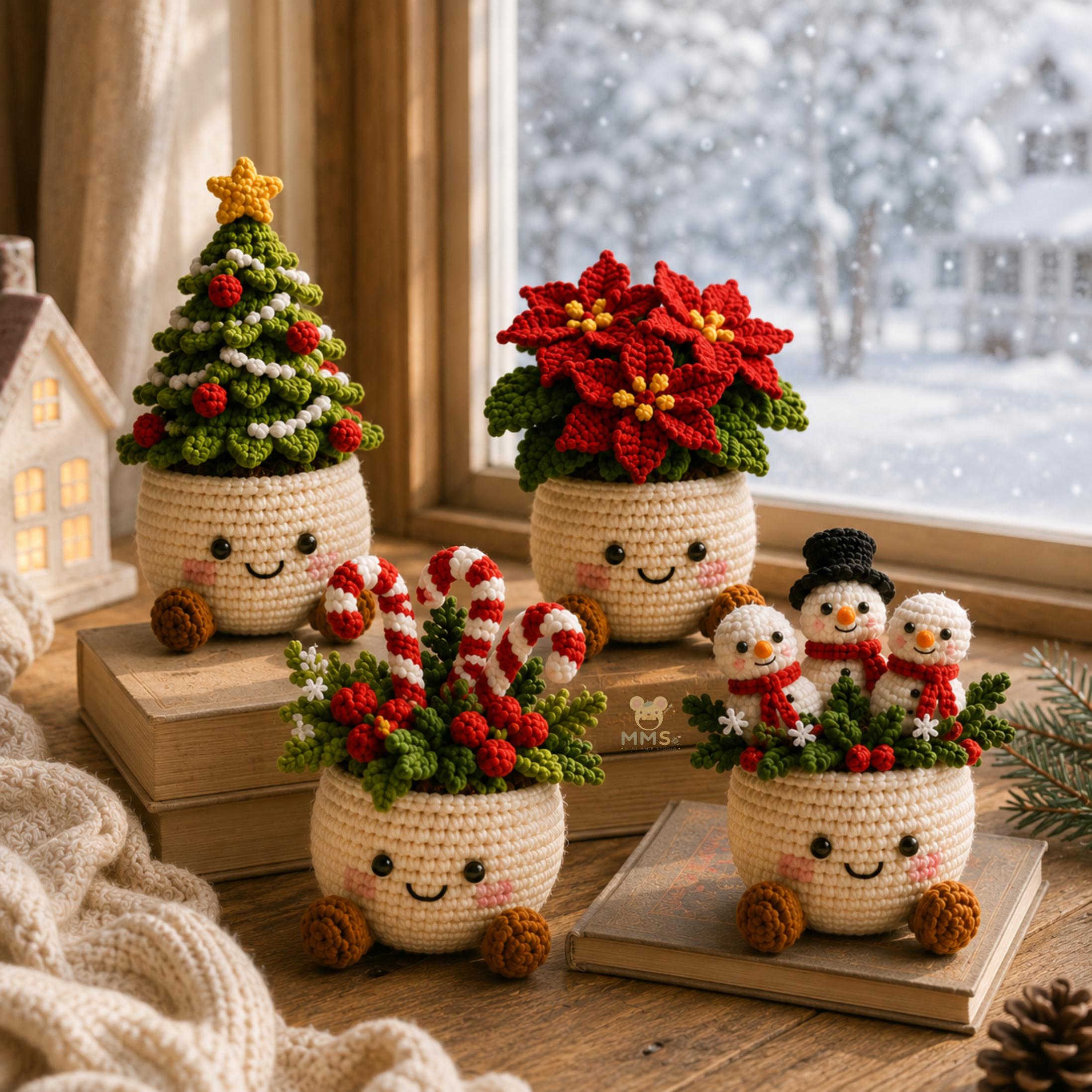Christmas Crochet Garden DIY Kit