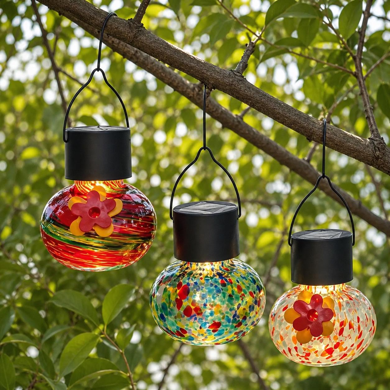 DIY Stained Glass Solar Garden Light Kit