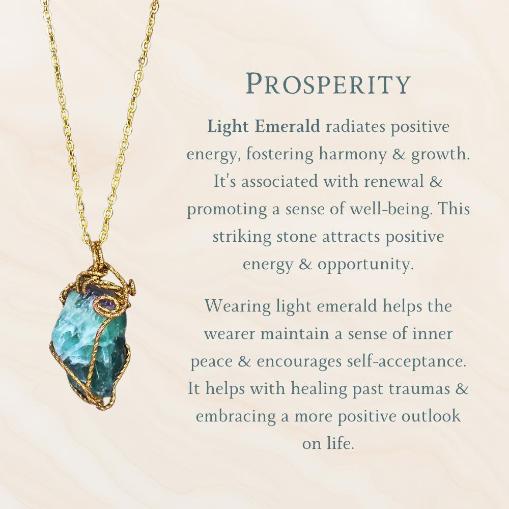 Healing Raw Stone Crystal Necklace