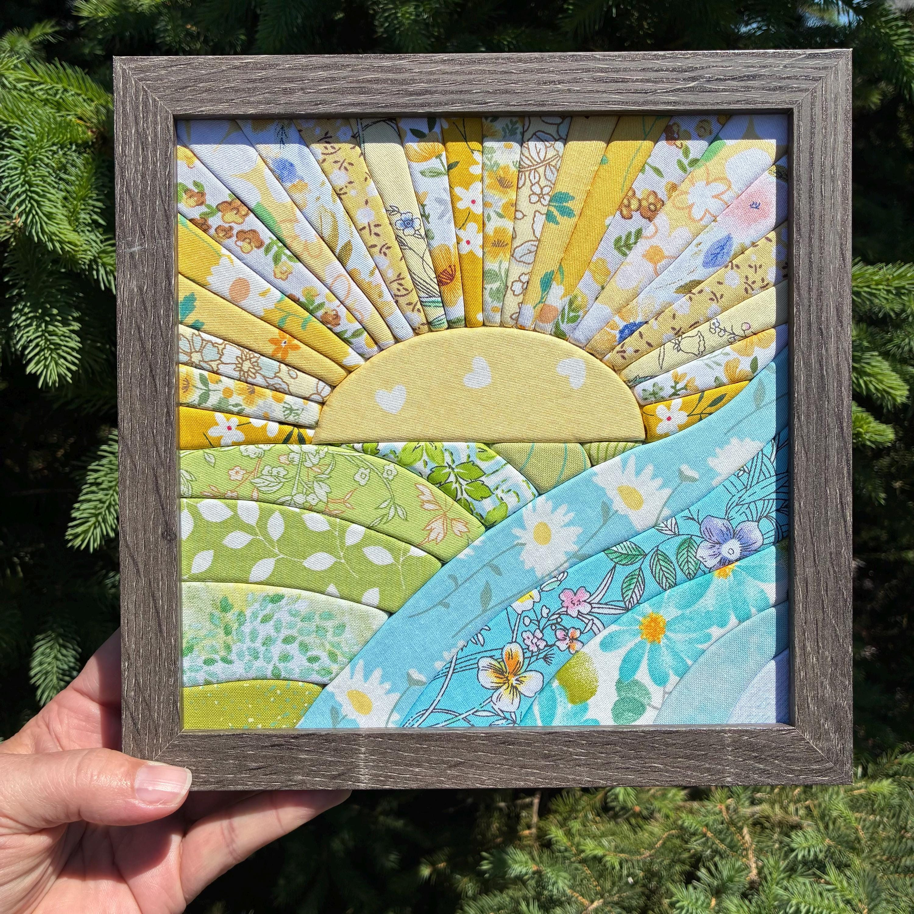 Limited Edition Sunshine Landscape No-Sew Fabric Art Kit