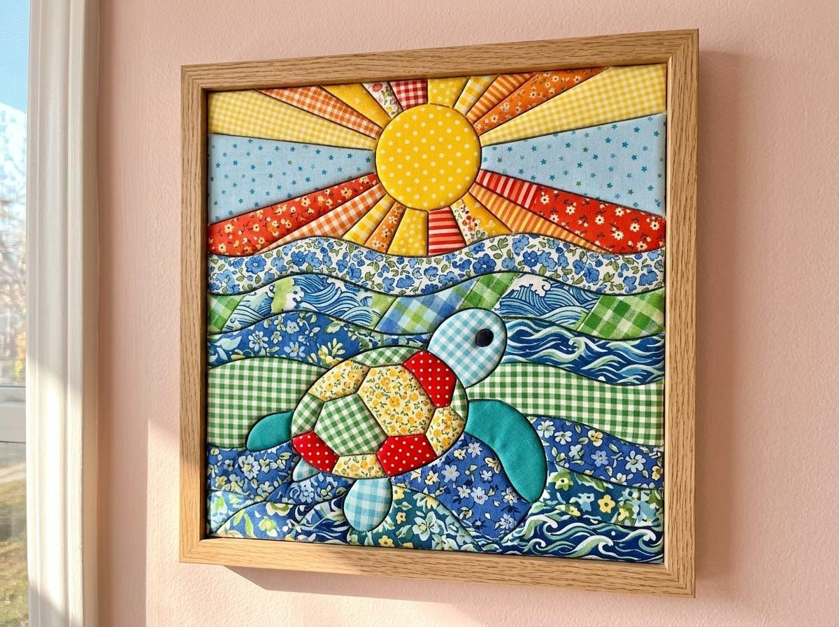 Free and diverse styles Kinusaiga Pattern Sea Turtle Beach DIY KIT