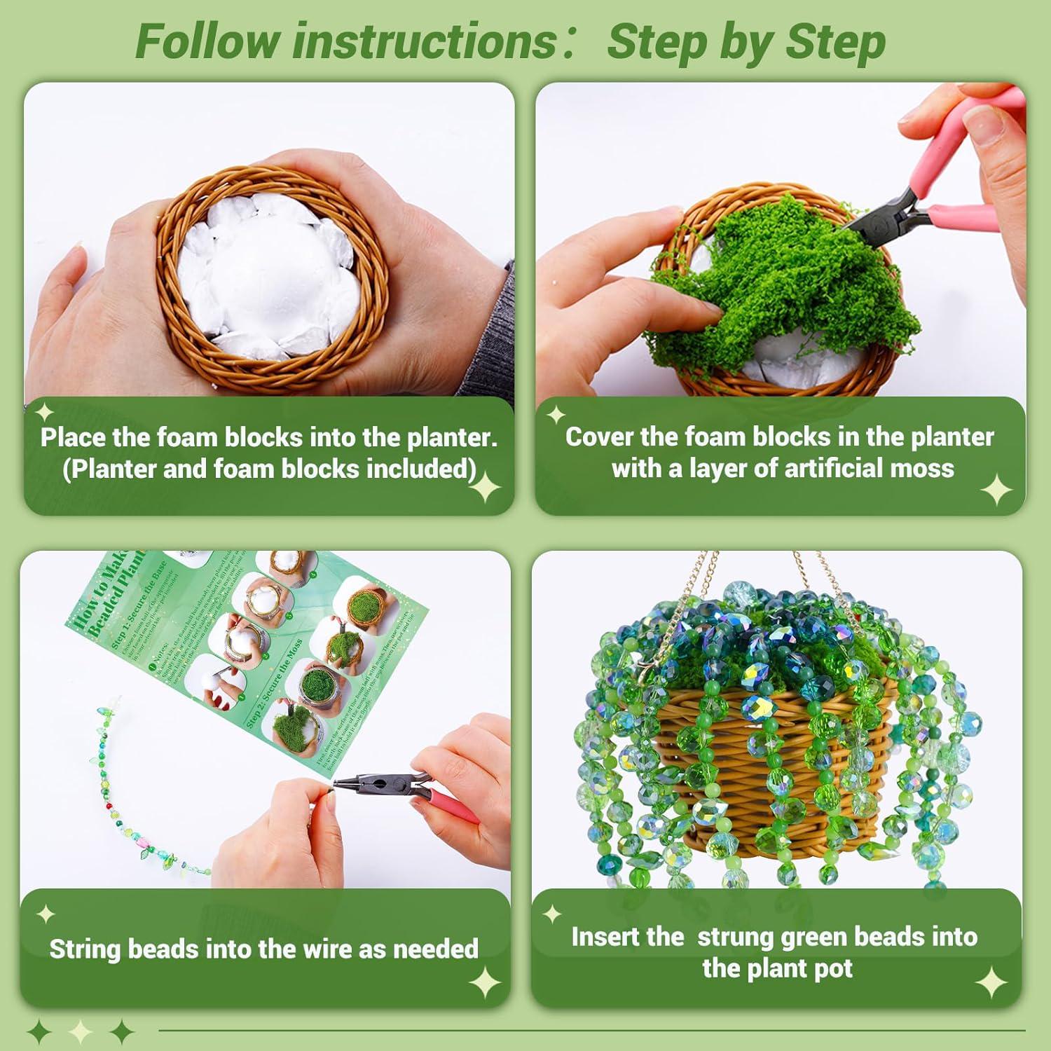 DIY Beaded Plant Kit – Make Your Own Forever Hanging Plant