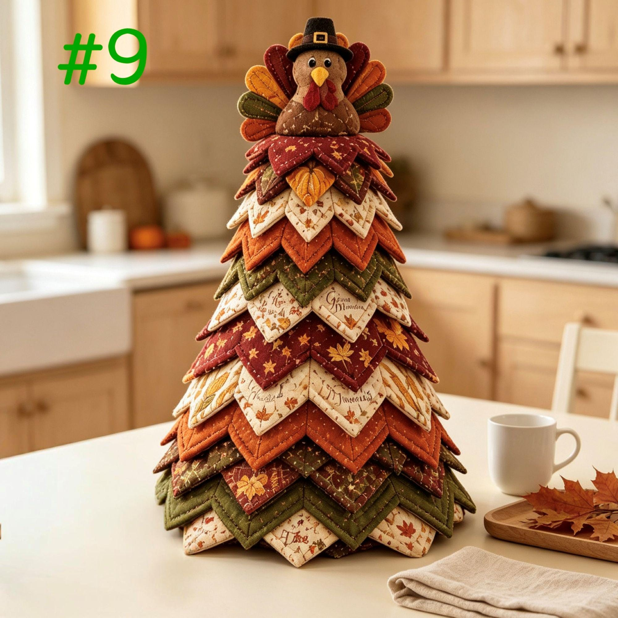 Holiday Quilted Tree DIY Sewing Kit – Christmas & Halloween Fabric Craft