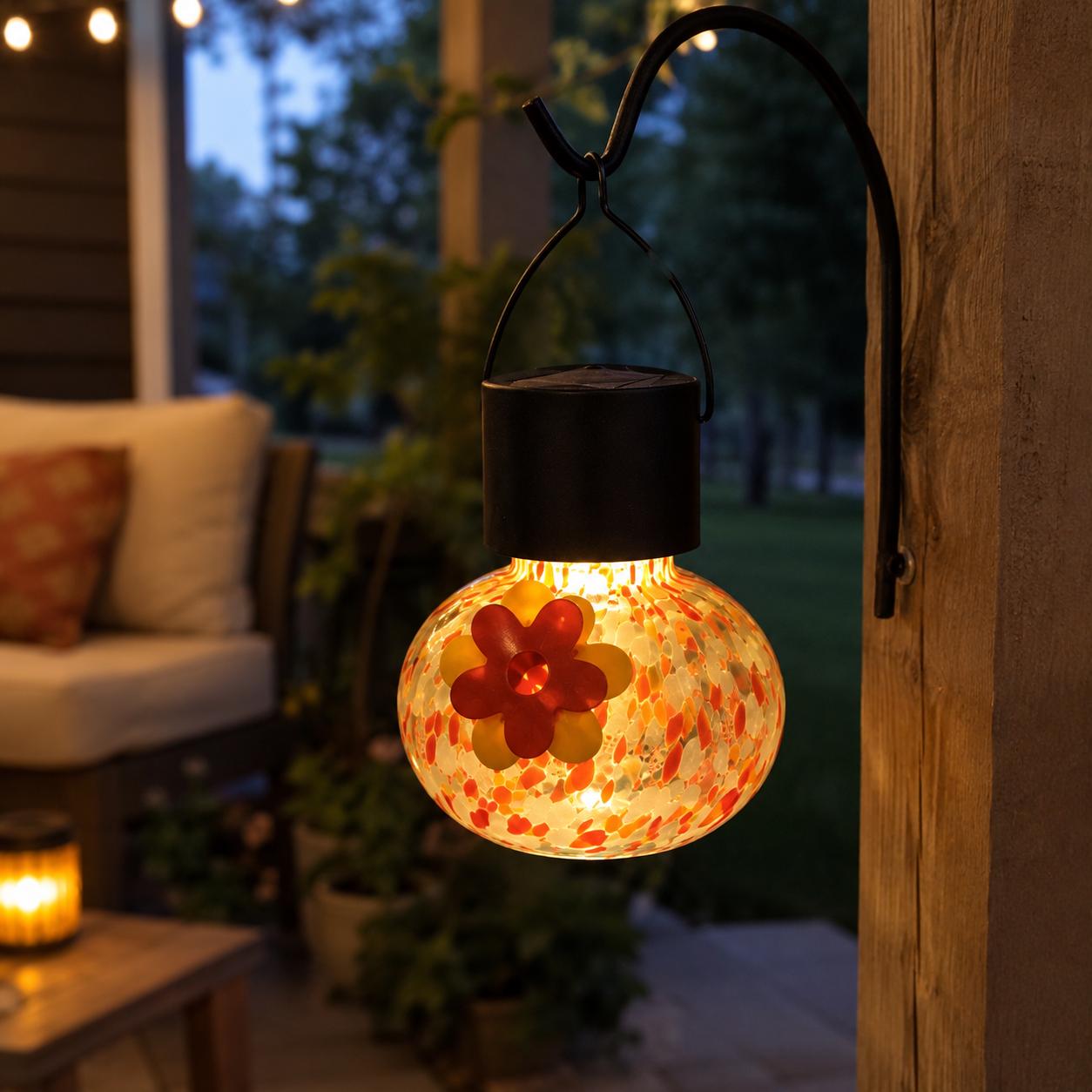 DIY Stained Glass Solar Garden Light Kit