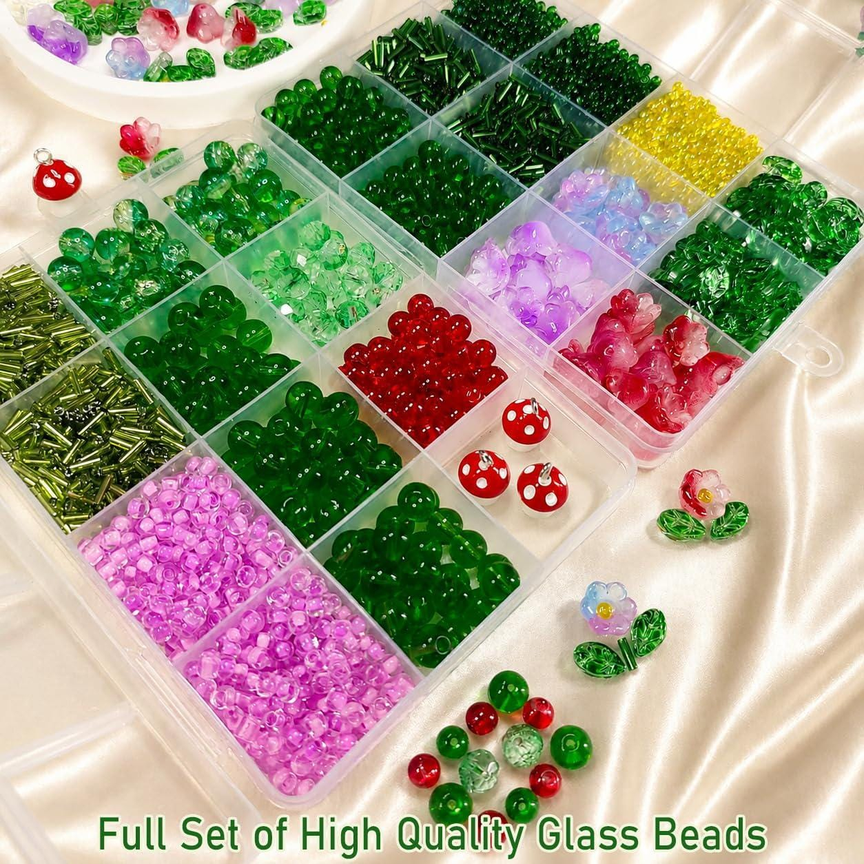  DIY Flower Leaf Beaded Plant Kit 