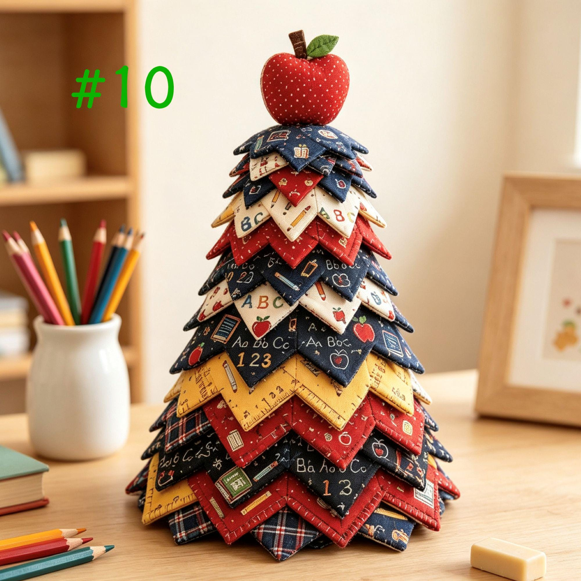 Holiday Quilted Tree DIY Sewing Kit – Christmas & Halloween Fabric Craft