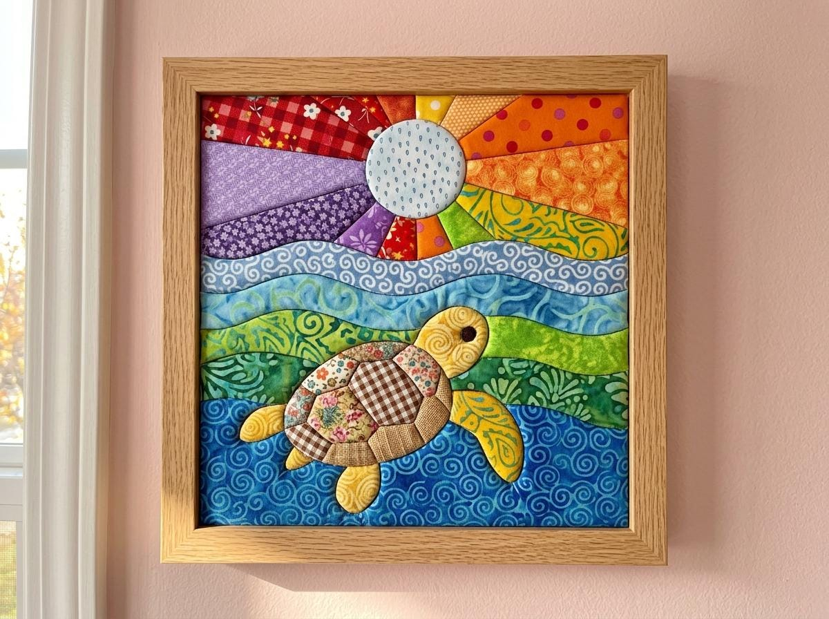 Free and diverse styles Kinusaiga Pattern Sea Turtle Beach DIY KIT