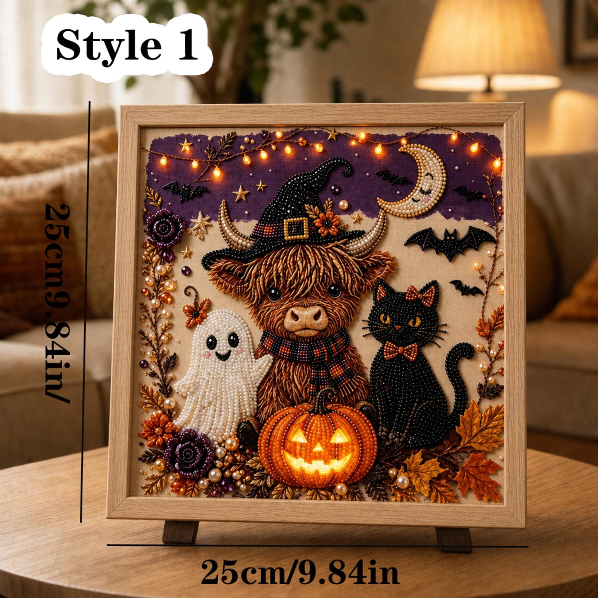 Halloween Glow 5D Pearl Art Kit