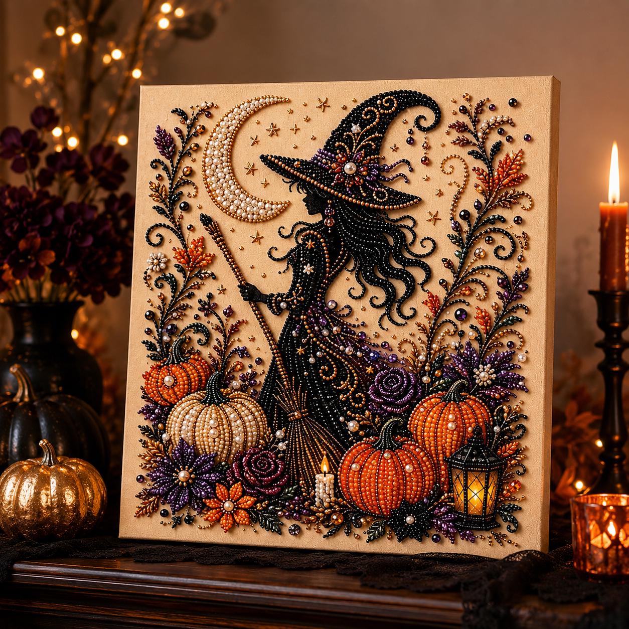 Halloween Glow 5D Pearl Art Kit