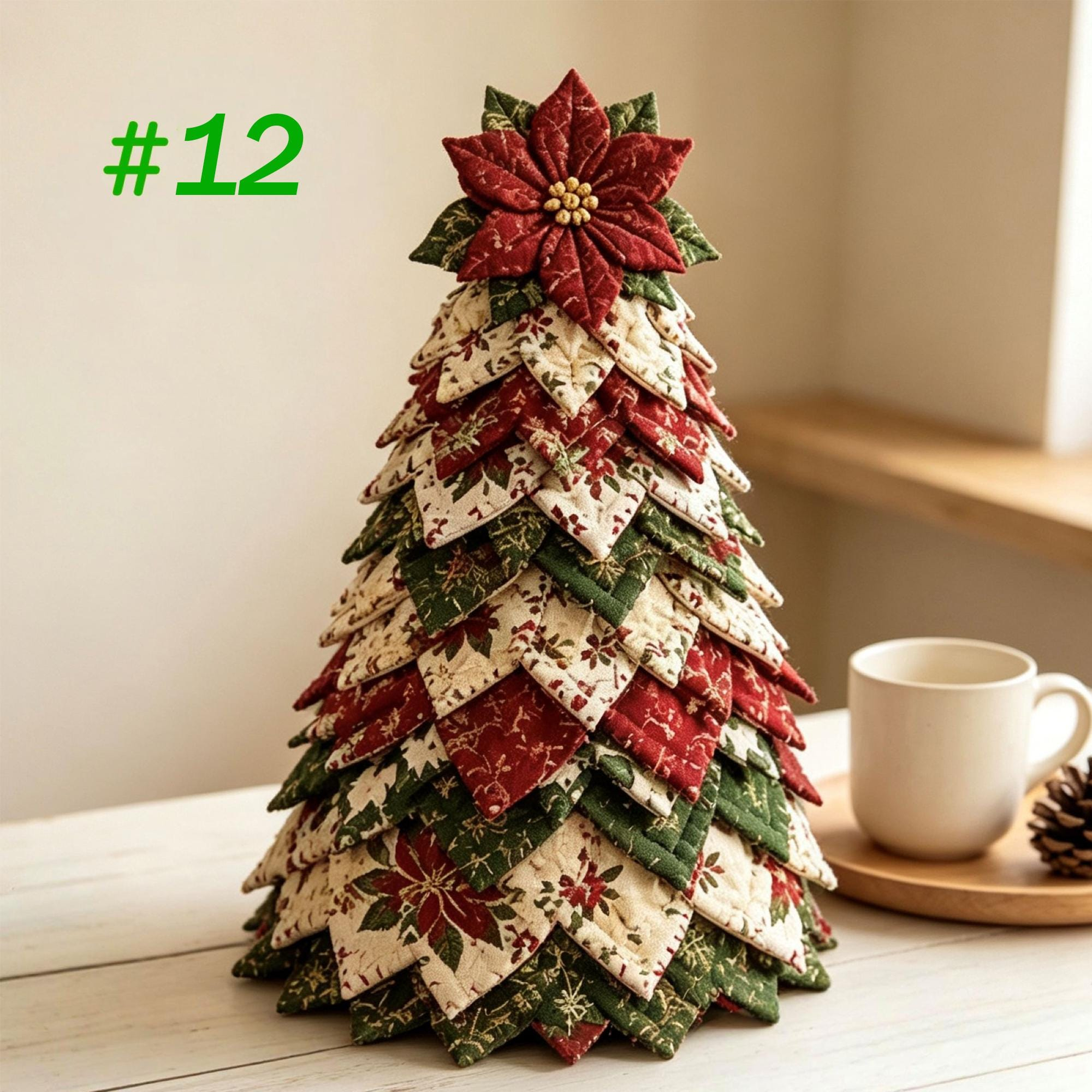 Holiday Quilted Tree DIY Sewing Kit – Christmas & Halloween Fabric Craft