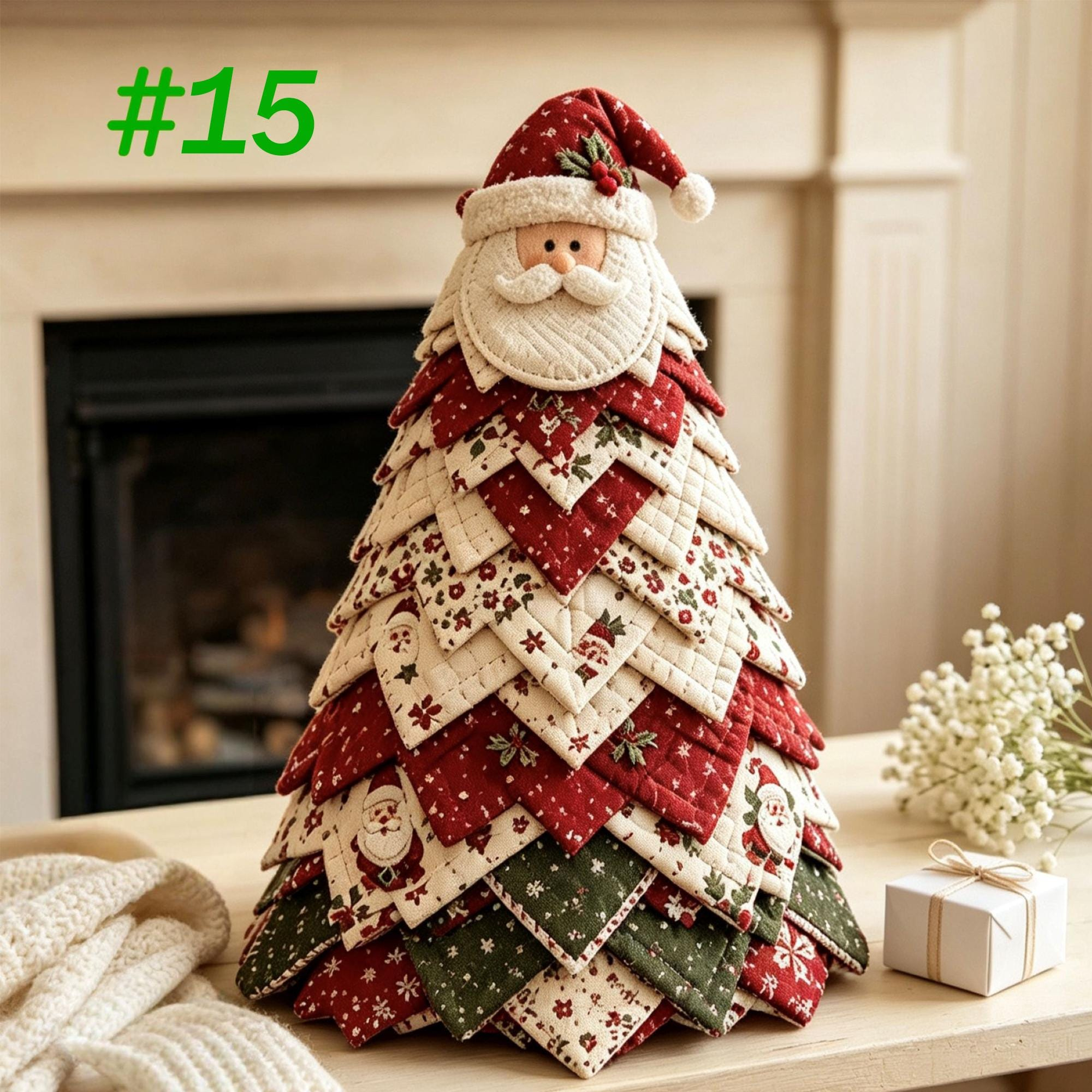 Holiday Quilted Tree DIY Sewing Kit – Christmas & Halloween Fabric Craft