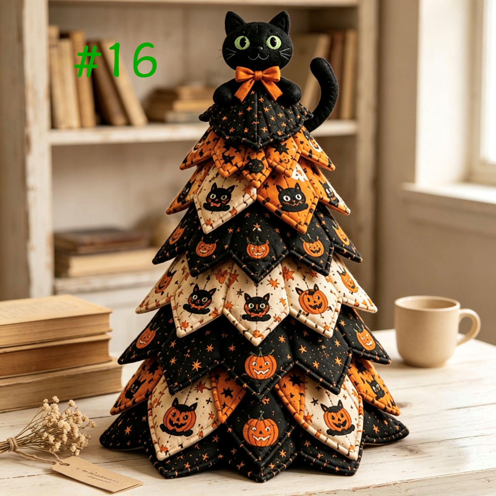 Holiday Quilted Tree DIY Sewing Kit – Christmas & Halloween Fabric Craft