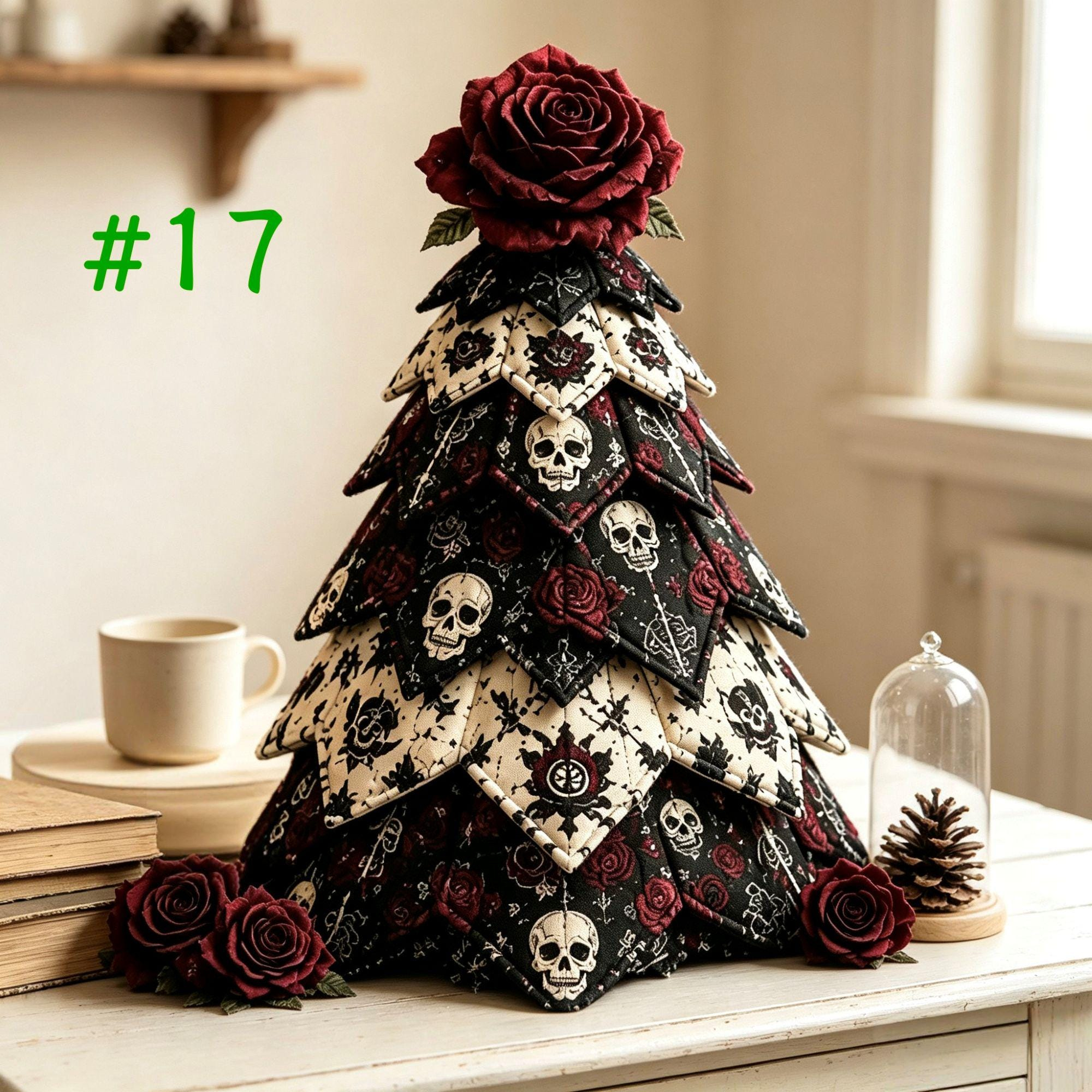 Holiday Quilted Tree DIY Sewing Kit – Christmas & Halloween Fabric Craft