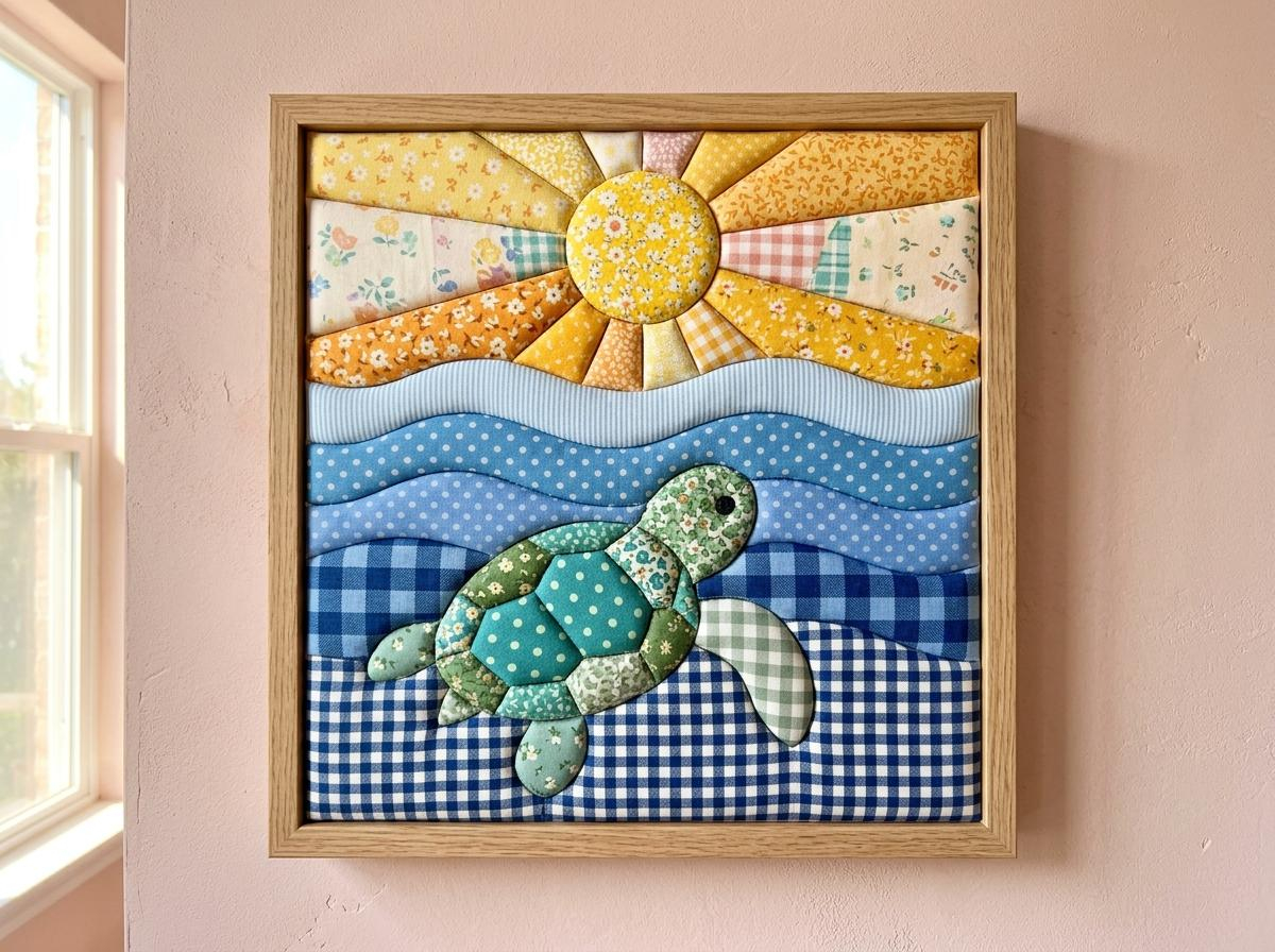 Free and diverse styles Kinusaiga Pattern Sea Turtle Beach DIY KIT
