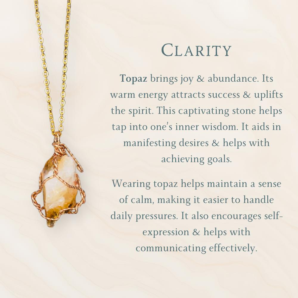 Healing Raw Stone Crystal Necklace