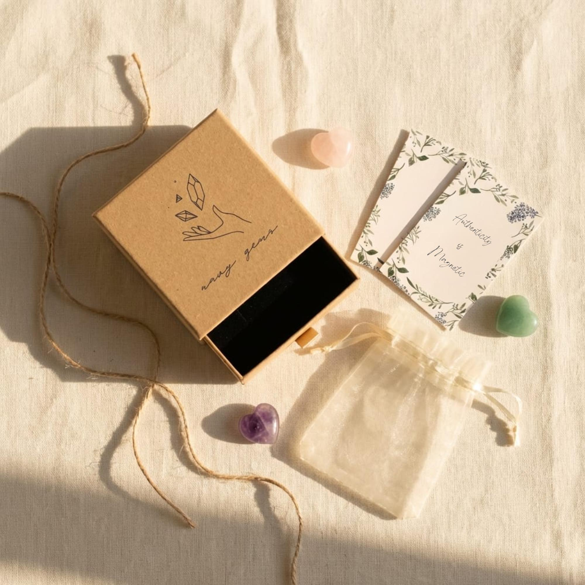 Healing Raw Stone Crystal Necklace