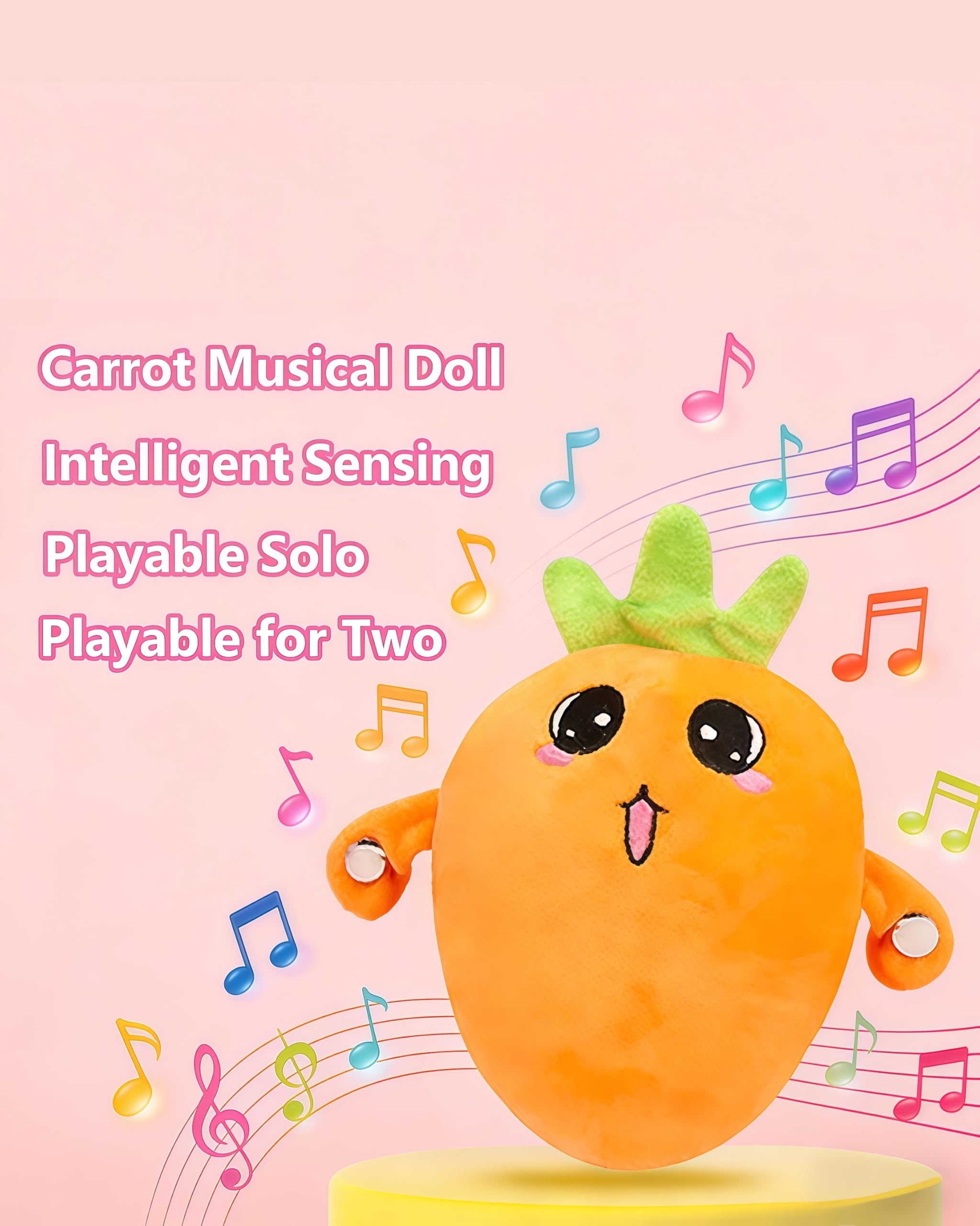 Interactive Musical Banana Plush Toy – Sensory Learning Toy for Babies & Toddlers