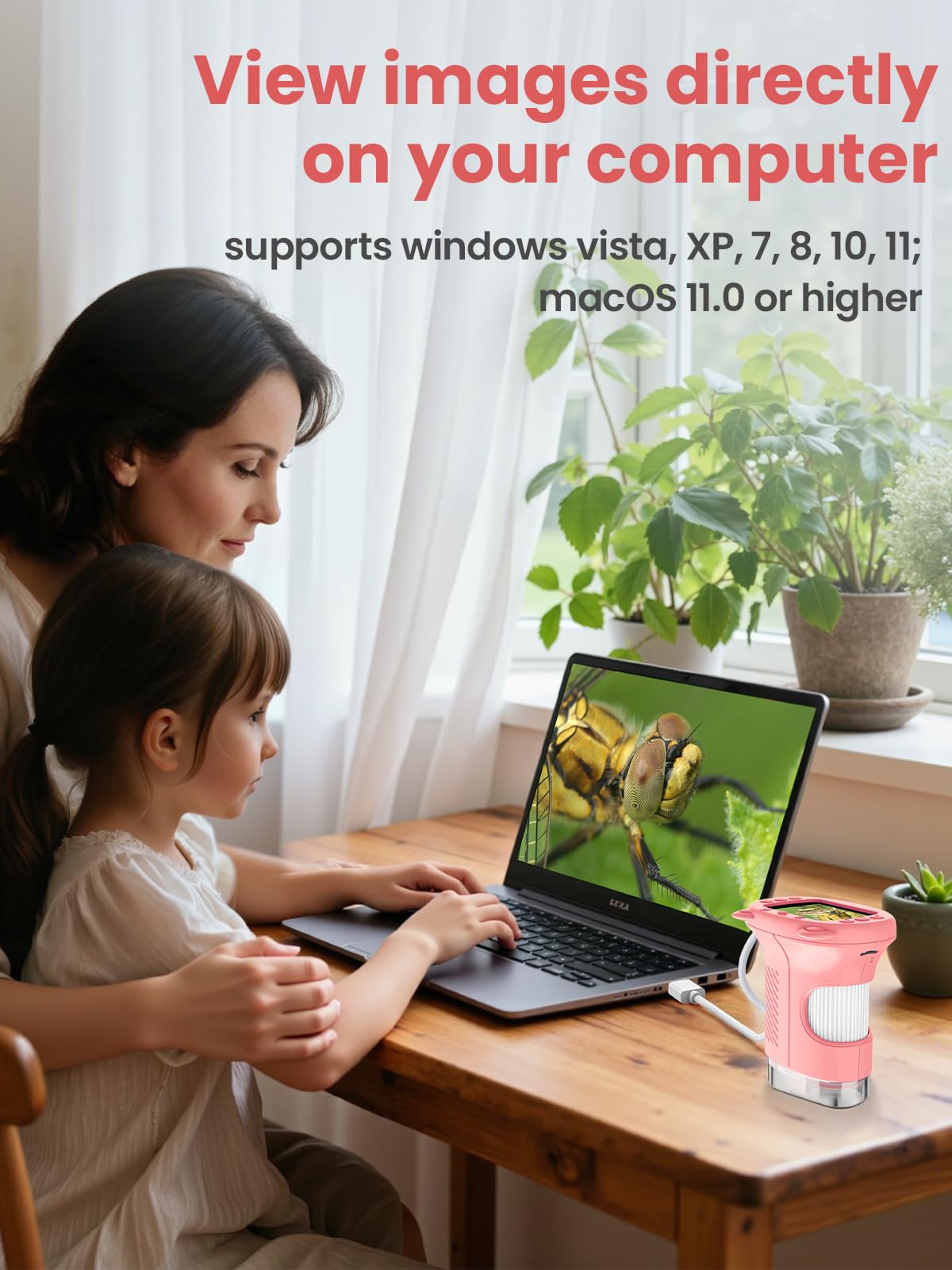 Pocket Microscope Camera for Kids – 1000X Digital Explorer Toy