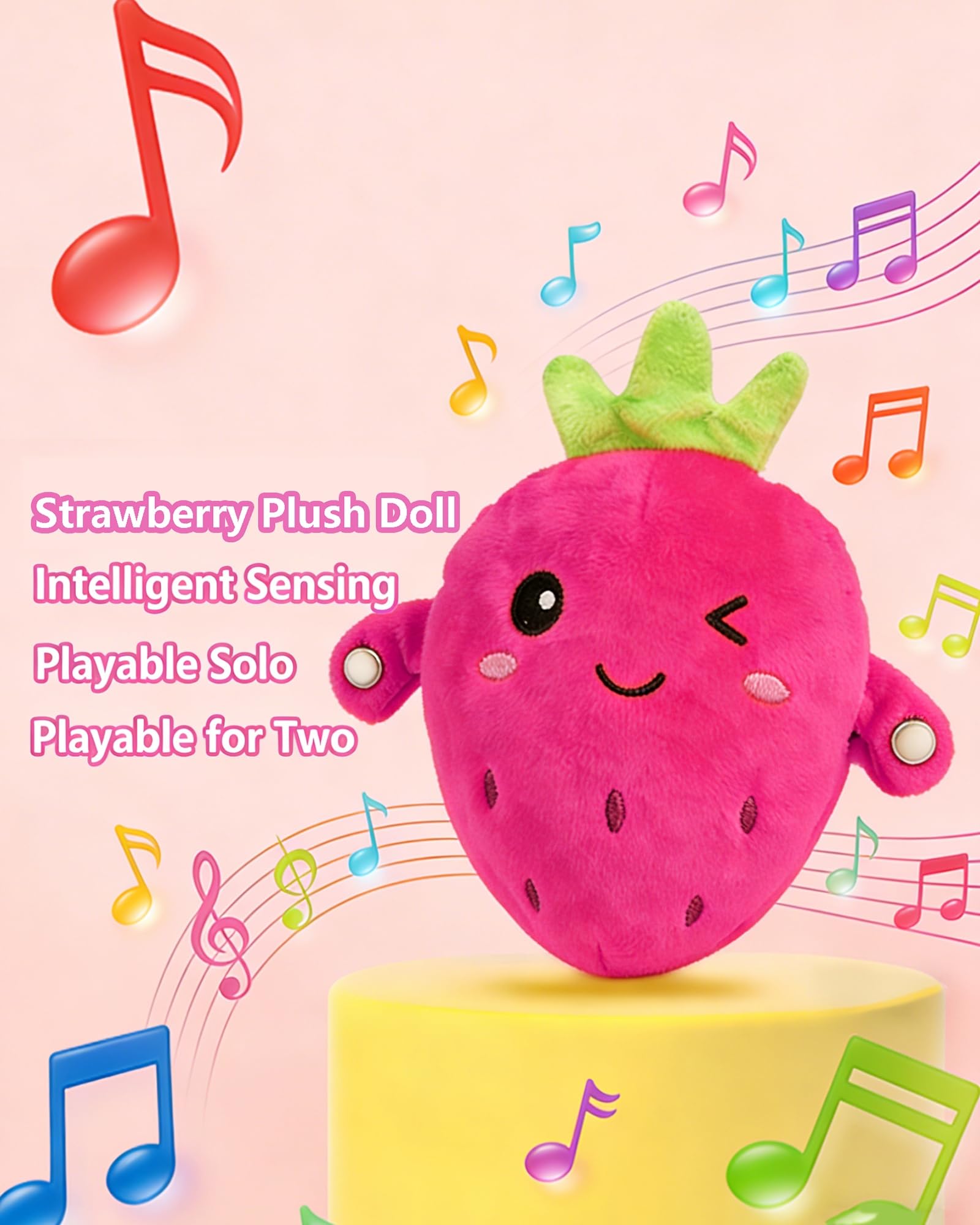 Interactive Musical Banana Plush Toy – Sensory Learning Toy for Babies & Toddlers