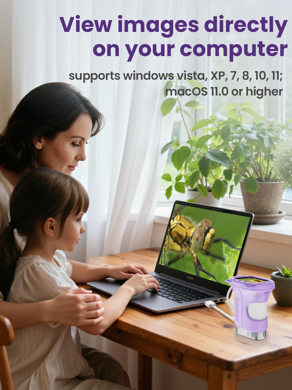 Pocket Microscope Camera for Kids – 1000X Digital Explorer Toy