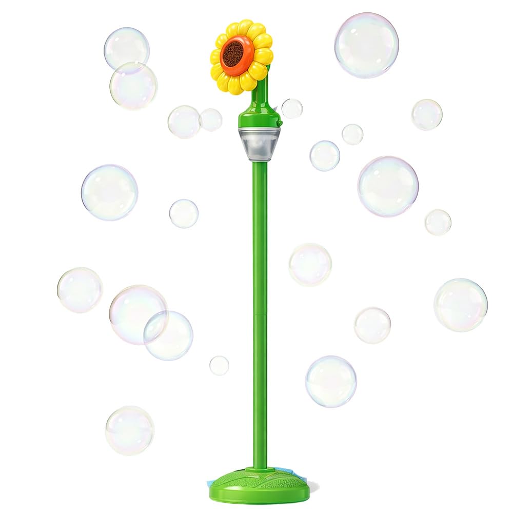 Automatic Bubble Volcano Machine – Standing Bubble Blower with Lights & Music