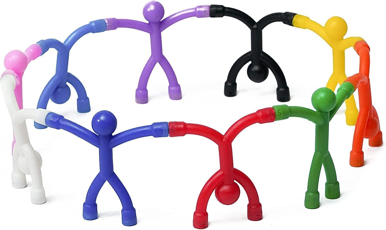 10PCS Magnetic Fidget Figure Set – Creative Sensory Building Toy for Kids & Adults