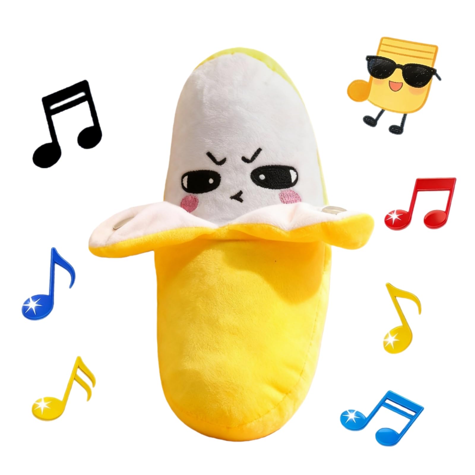 Interactive Musical Banana Plush Toy – Sensory Learning Toy for Babies & Toddlers
