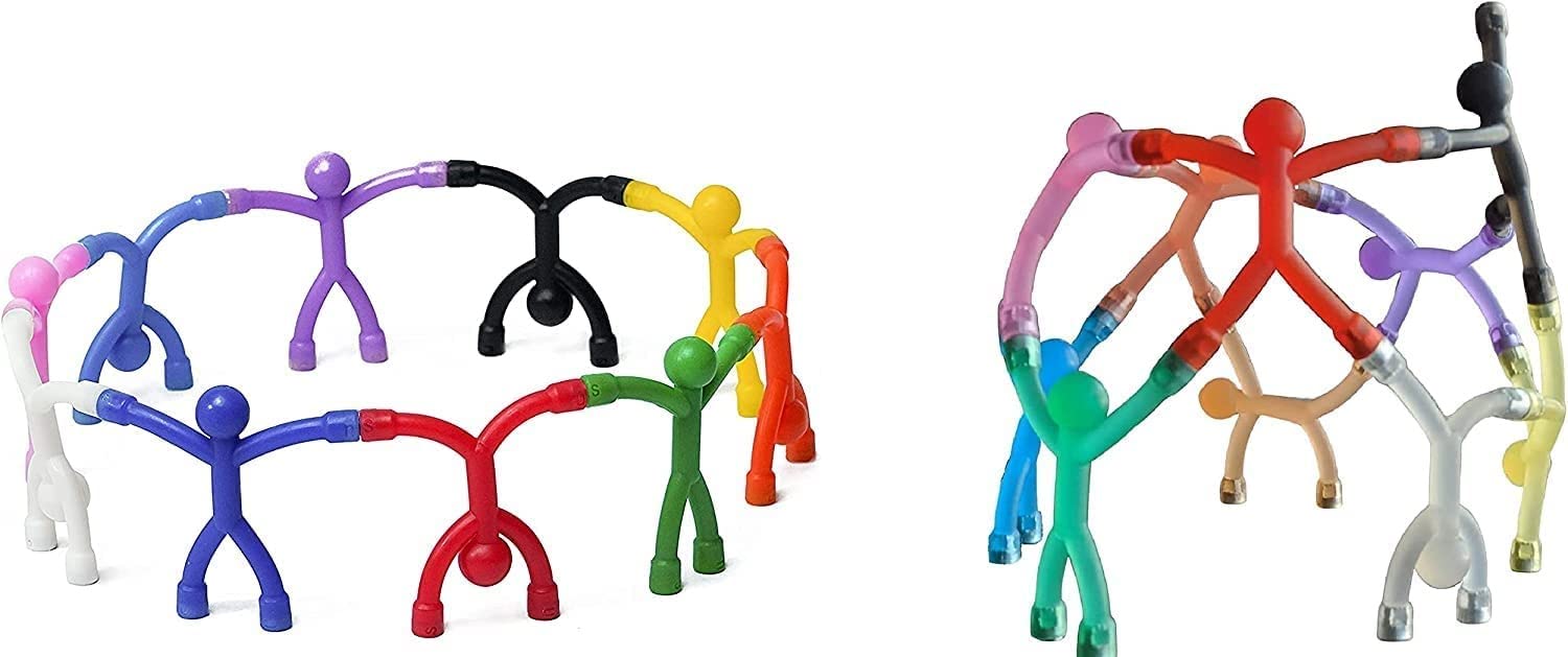 10PCS Magnetic Fidget Figure Set – Creative Sensory Building Toy for Kids & Adults