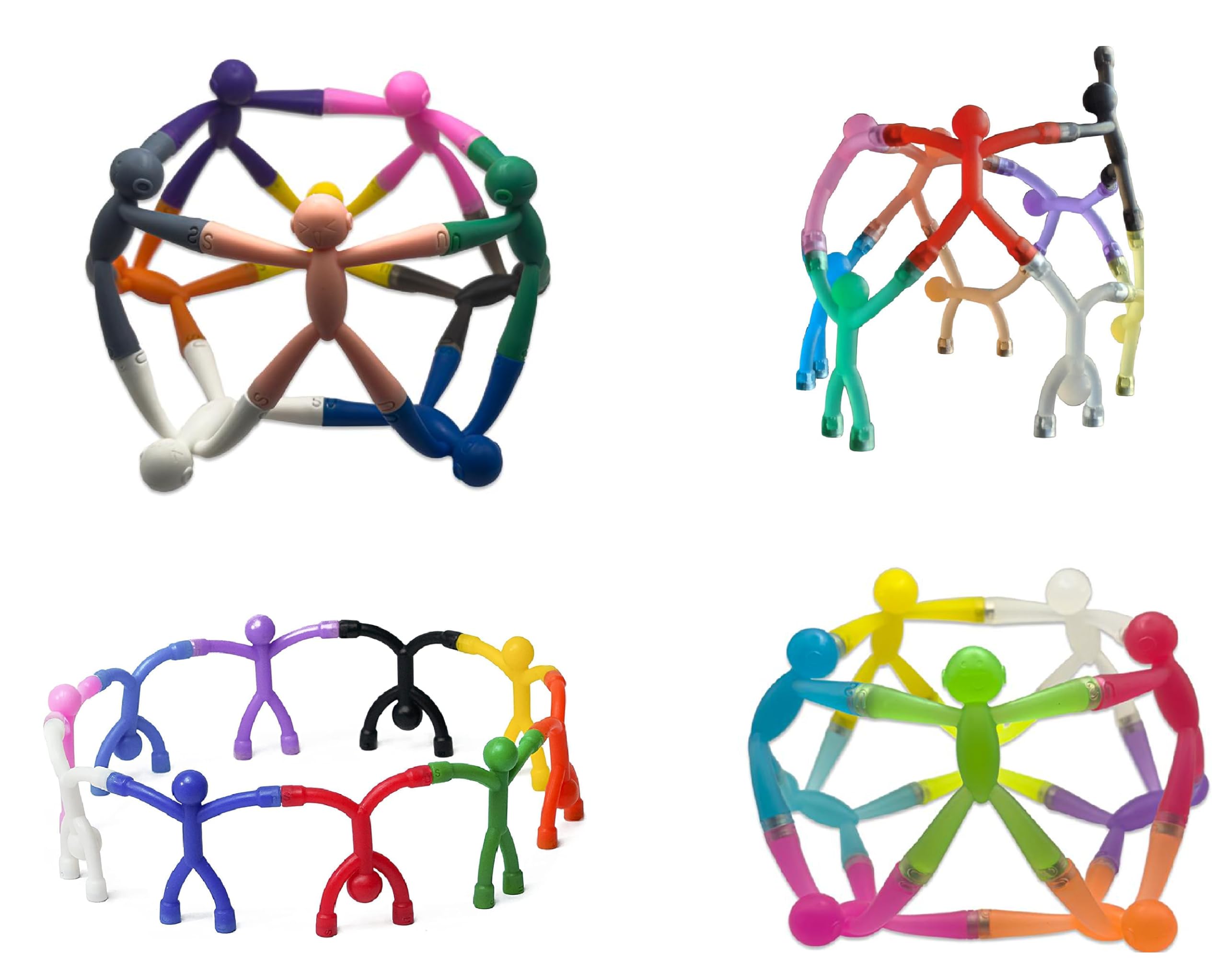 10PCS Magnetic Fidget Figure Set – Creative Sensory Building Toy for Kids & Adults
