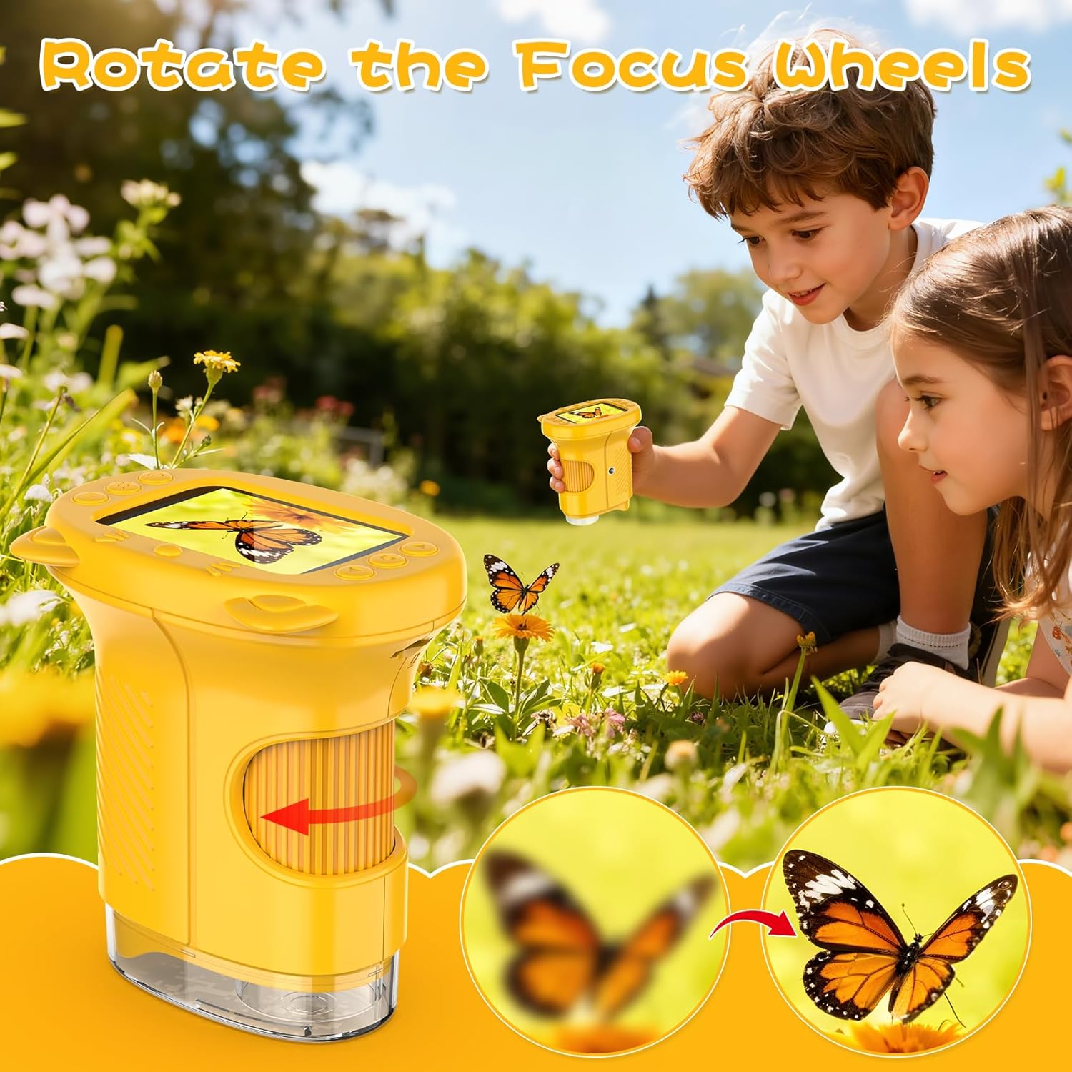 Pocket Microscope Camera for Kids – 1000X Digital Explorer Toy