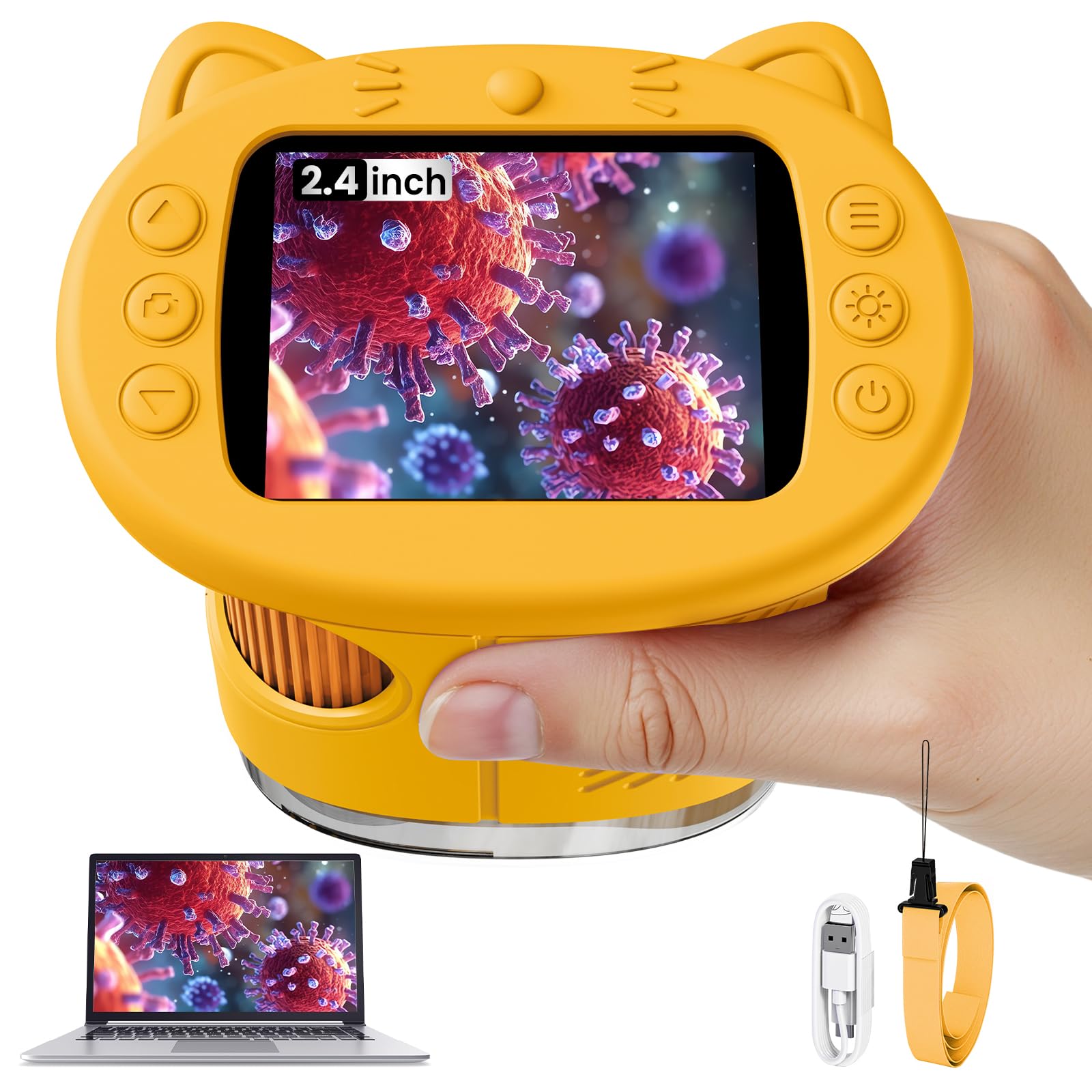 Pocket Microscope Camera for Kids – 1000X Digital Explorer Toy
