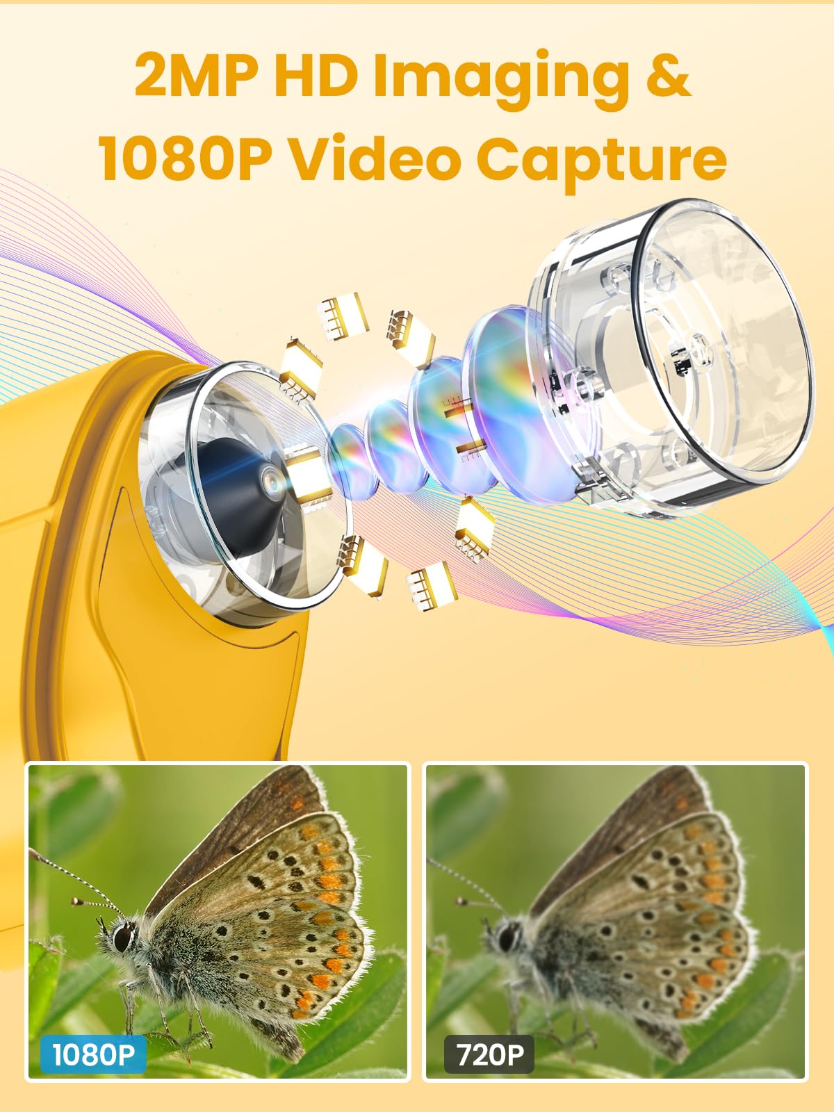 Pocket Microscope Camera for Kids – 1000X Digital Explorer Toy