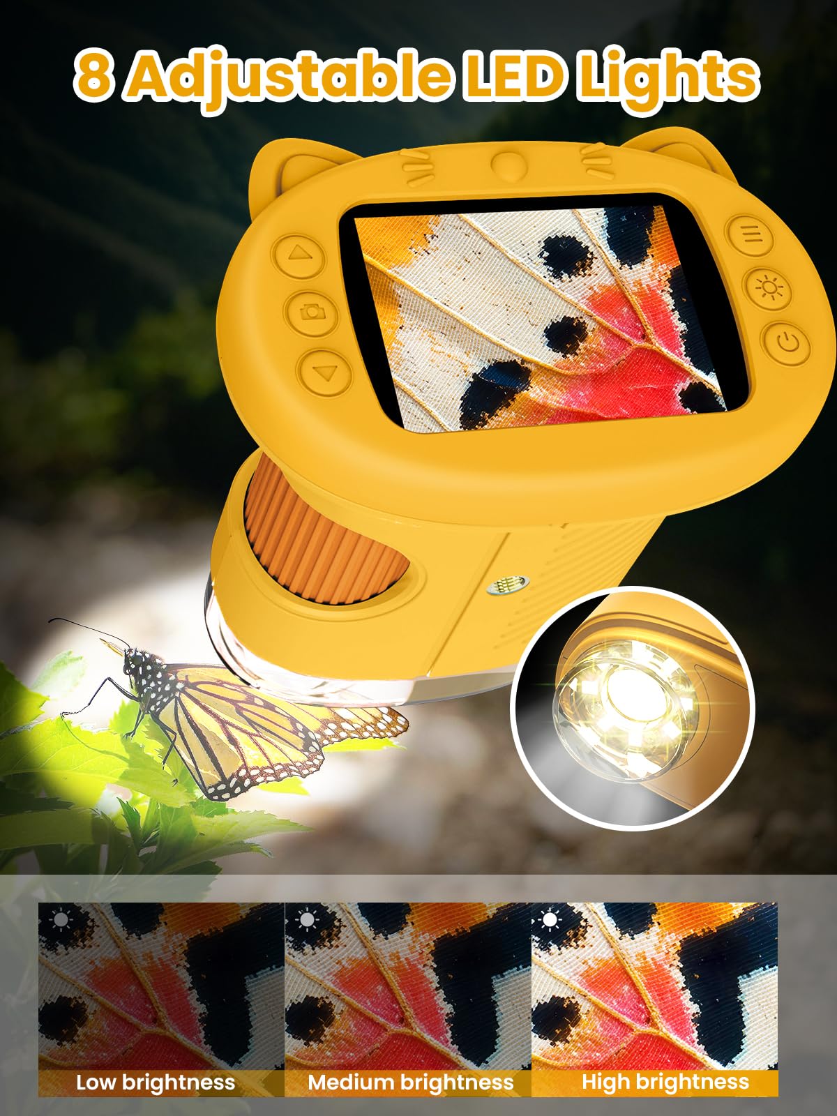 Pocket Microscope Camera for Kids – 1000X Digital Explorer Toy