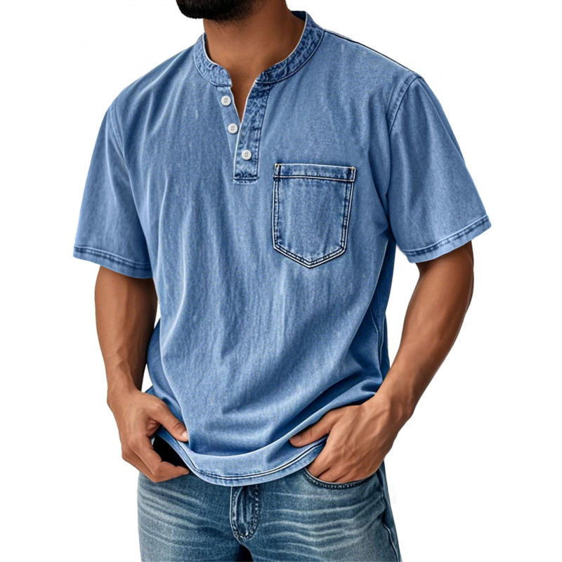 Summer loose casual versatile V-neck ruffle sleeve shirt