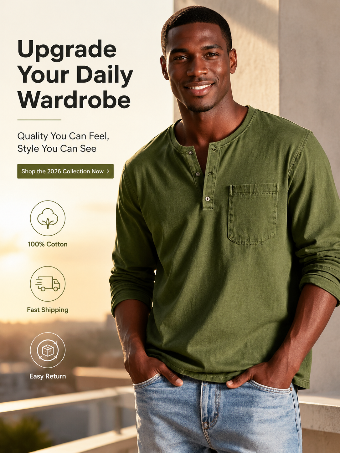 2026 Slim-Fit, Breathable, Pullover Casual Base Layer Top