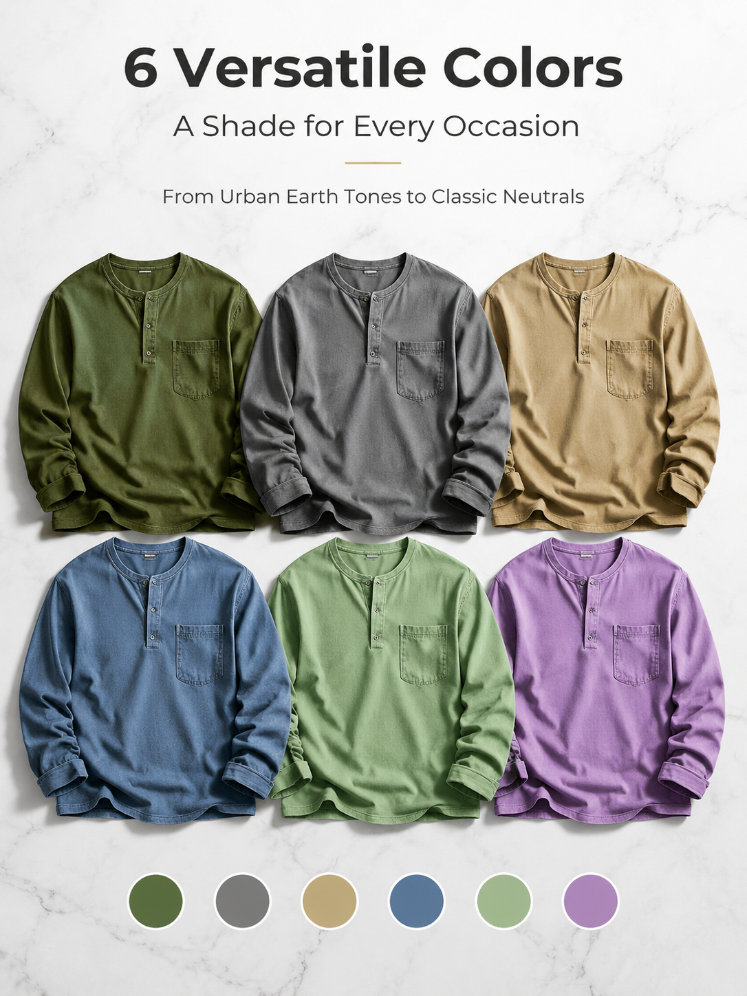 2026 Slim-Fit, Breathable, Pullover Casual Base Layer Top