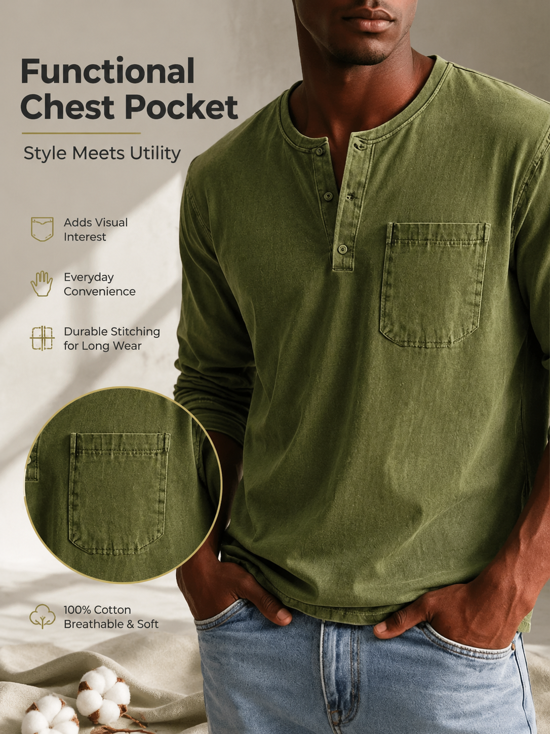 2026 Slim-Fit, Breathable, Pullover Casual Base Layer Top