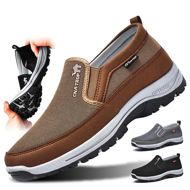 🔥LAST DAY 70% OFF🔥Men's Arch Support & Breathable and Light & Non-Slip Shoes - Proven Plantar Fasciitis, Foot and Heel Pain Relief.